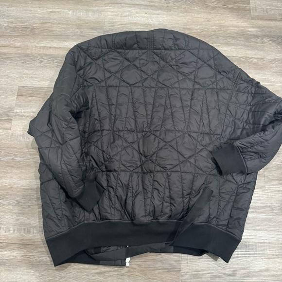 Rick Owens DRKSHDW Cappotto Imbottito Jumbo Flight DU02A3977 Black Quilted Coat - Picture 11 of 11